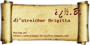 Östreicher Brigitta névjegykártya
